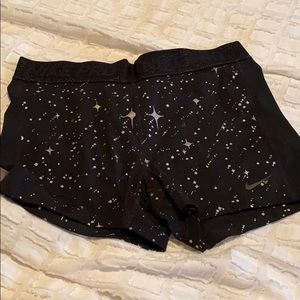 Worn twice, Nike spandex galaxy